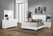 Felicity 4-piece Eastern King Bedroom Set Glossy White image
