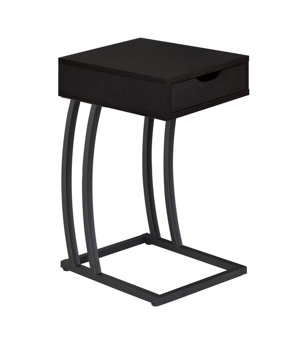 Troy Accent Table with Power Outlet Cappuccino image