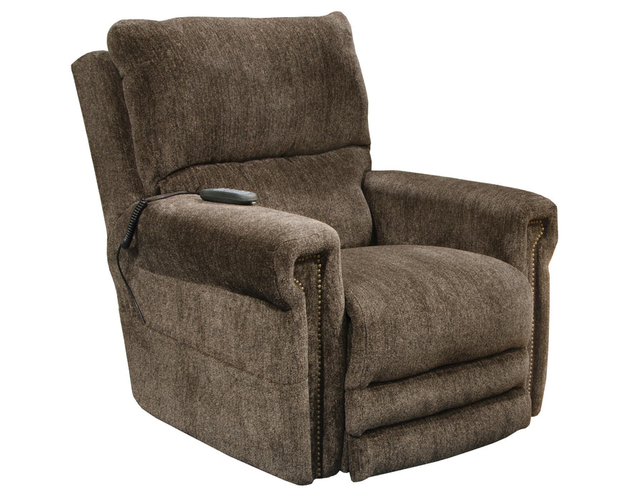 Warner Power Lay Flat Lift Recliner with Power Adjustable Headrest and Power Adjustable Lumbar Support