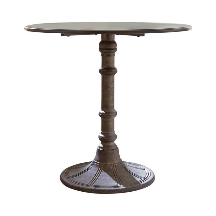 Oswego Round Bistro Dining Table Bronze