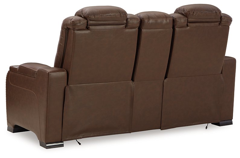 The Man-Den Power Reclining Loveseat with Console